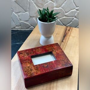 RED TILE CLAD | Small Vintage Photo Frame Treasure box